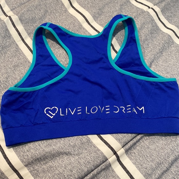Blue Sports Bra - Picture 2 of 3